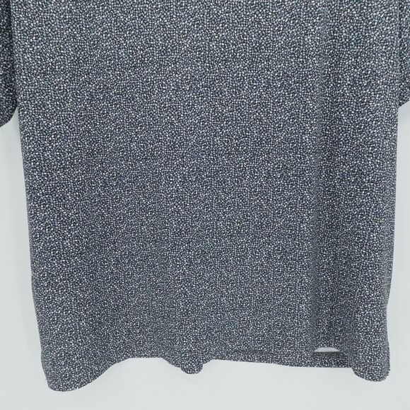 Ben Hogan Shirt Mens 2XL Gray Geometric Golf Polo Stretch Preppy Casual - Picture 9 of 12
